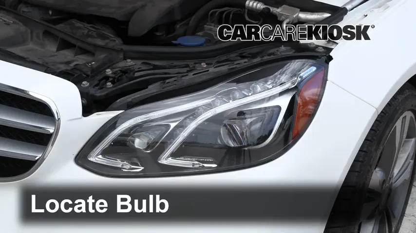 2014 Mercedes-Benz E350 4Matic 3.5L V6 Sedan Lights Turn Signal - Front (replace bulb)